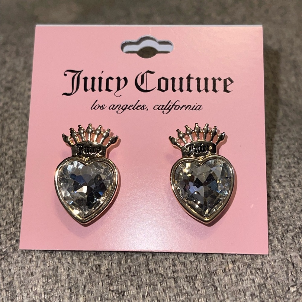 Juicy Couture Crown Stud Earrings